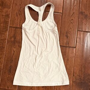 lululemon athletica White Racerback Tank Top